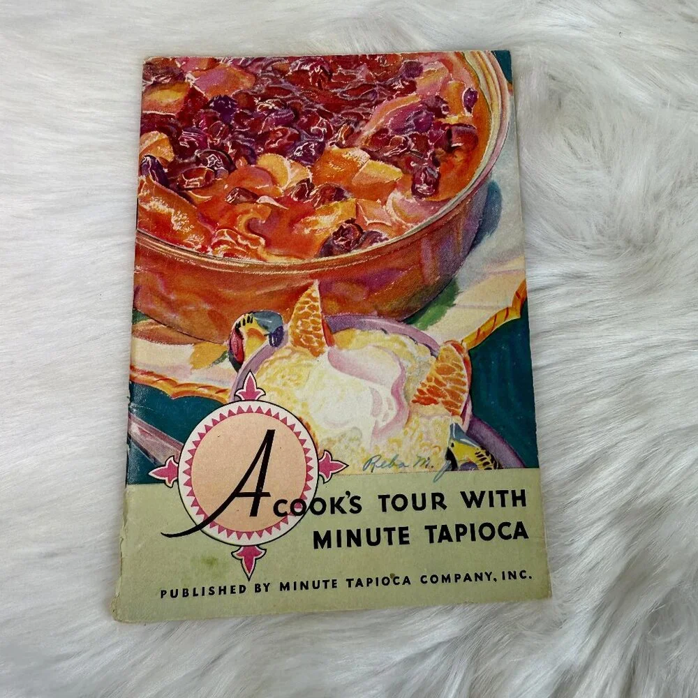 1931 A Cooks Tour with MINUTE TAPIOCA Company Inc General Foods Corp cookbook